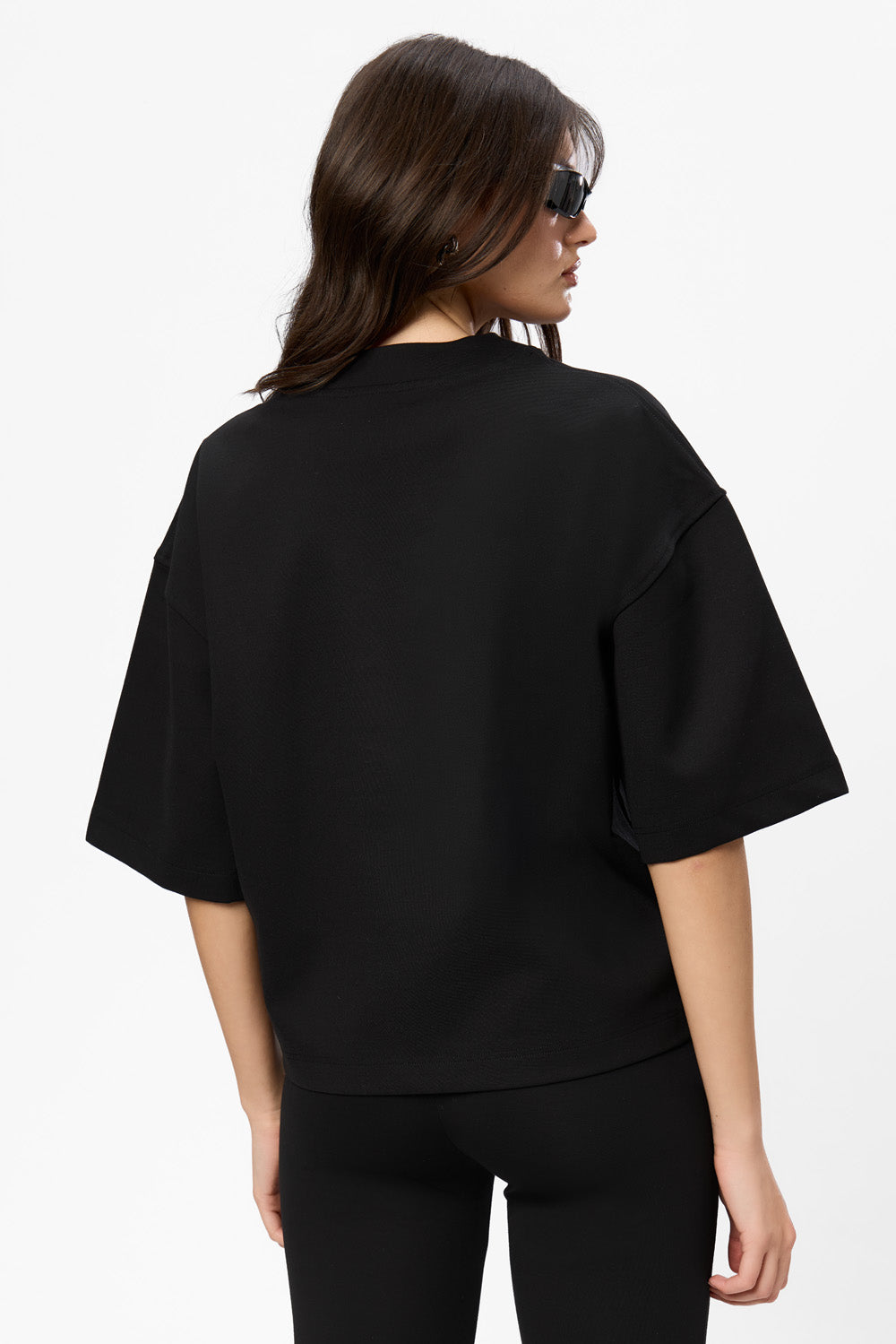 Hands Bra printed Black T-Shirt