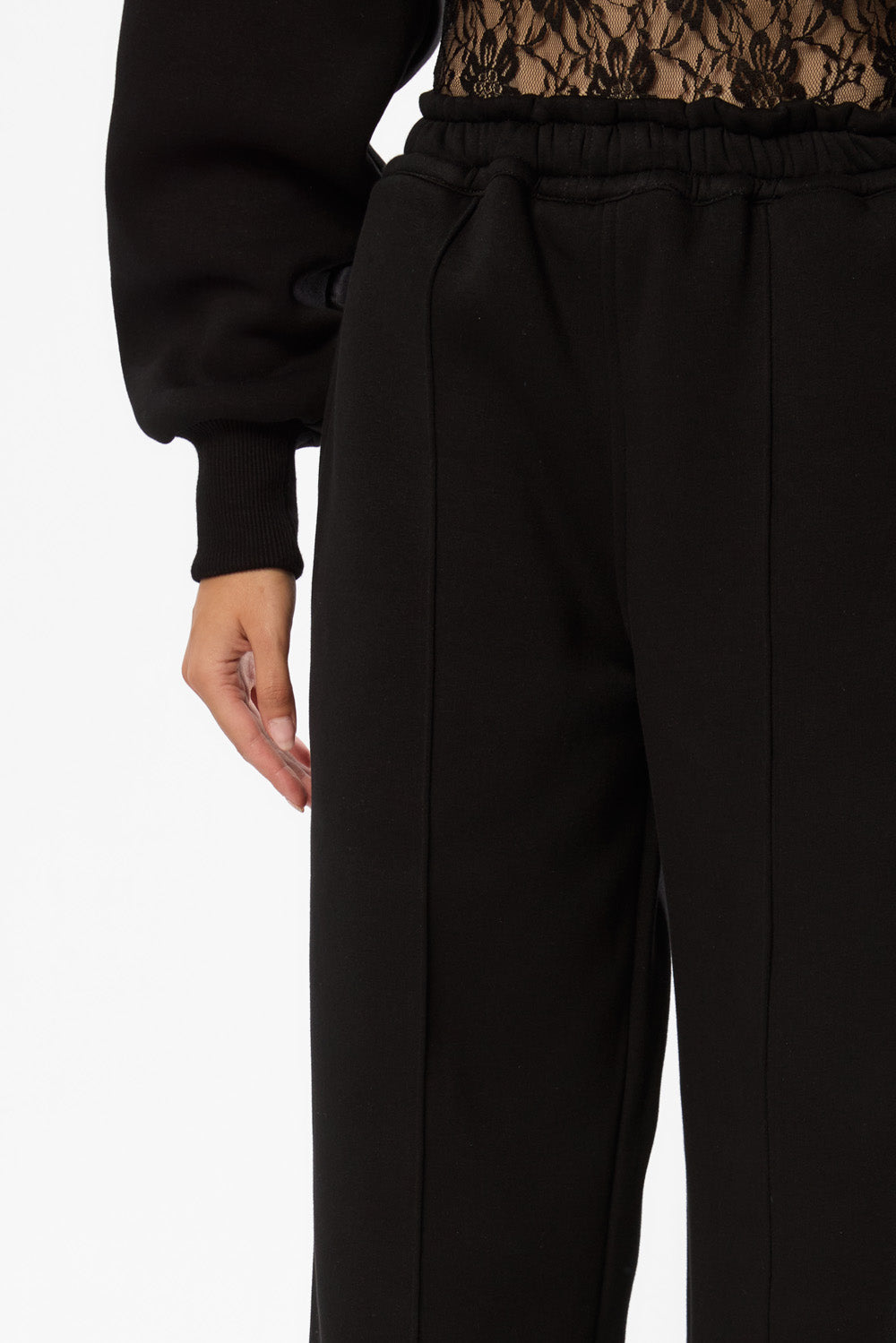 Skipper Black Fleece Pants