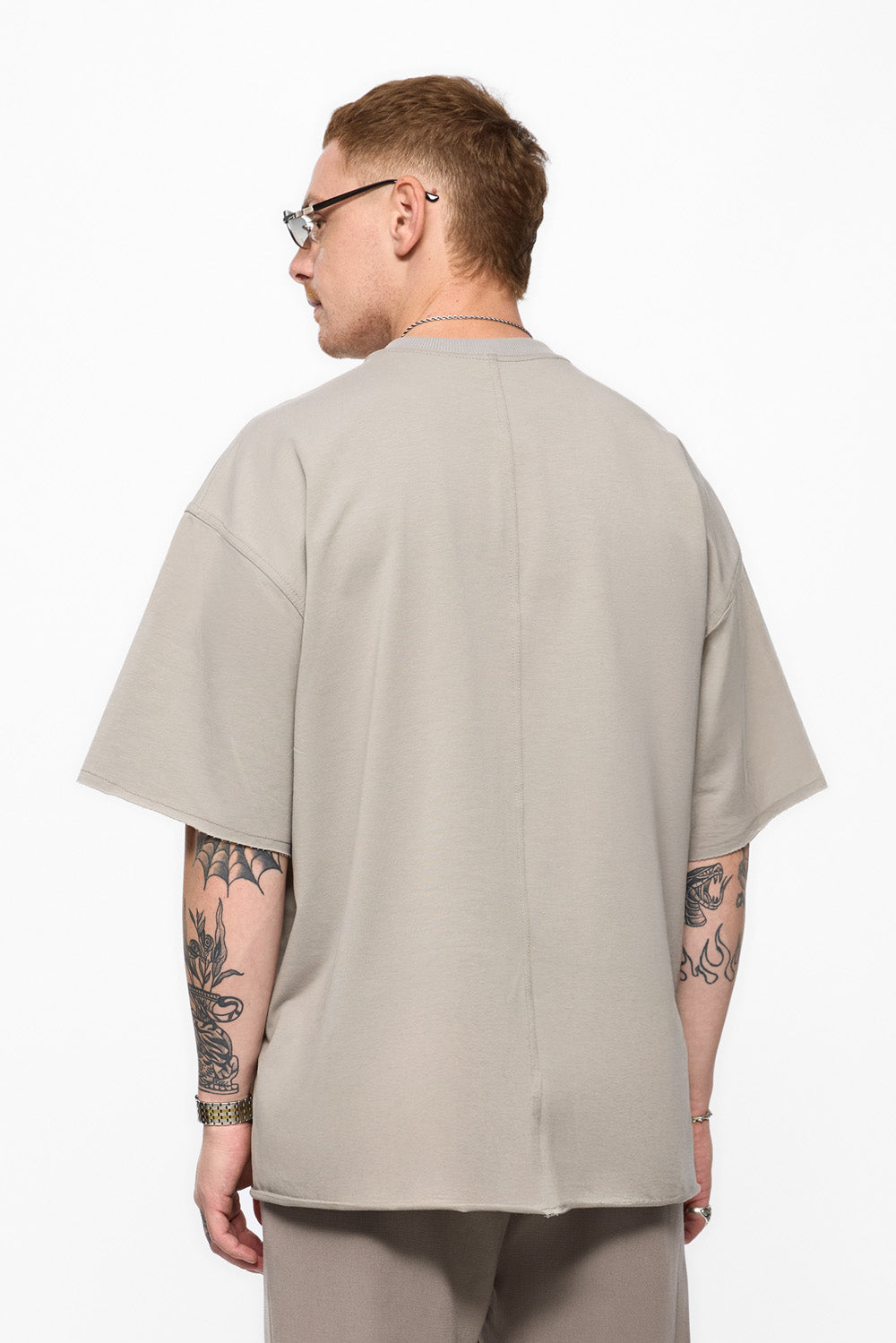 Tricou Gri Oversized
