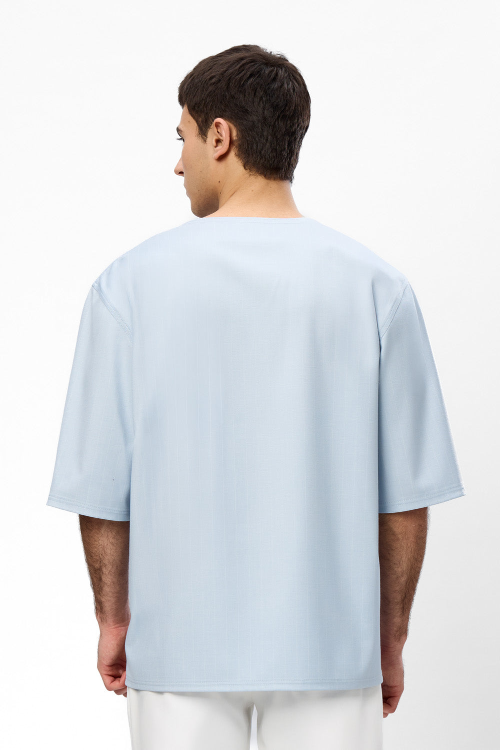 Thom striped light blue cloth T-shirt