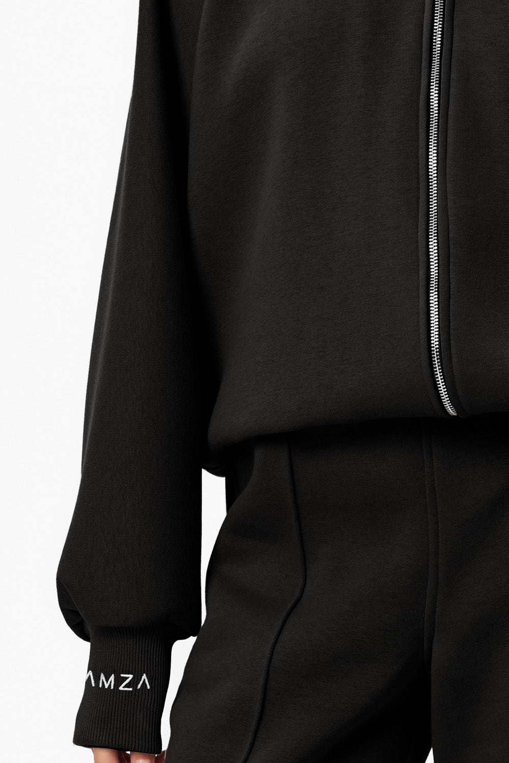 Hardy V2 Black Fleece Zip Hoodie