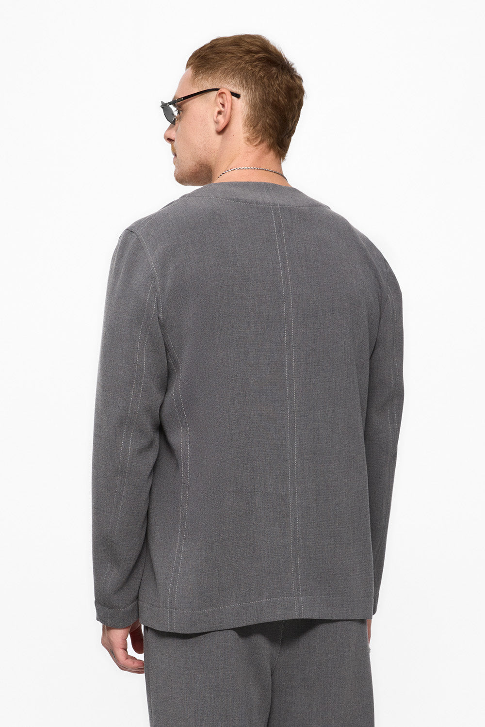 Cardigan 247 V2 | Men | Grey | Modern & Elegant Style | Comfort & Functionality | Atelierul Hamza