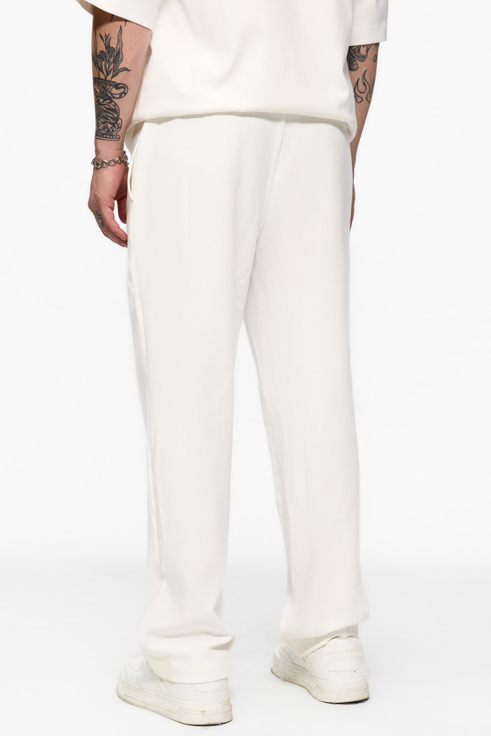 Pantaloni stofa 247 | Bărbați | Off-White | Stil Modern & Elegant | Confort & Funcționalitate | Atelier Hamza