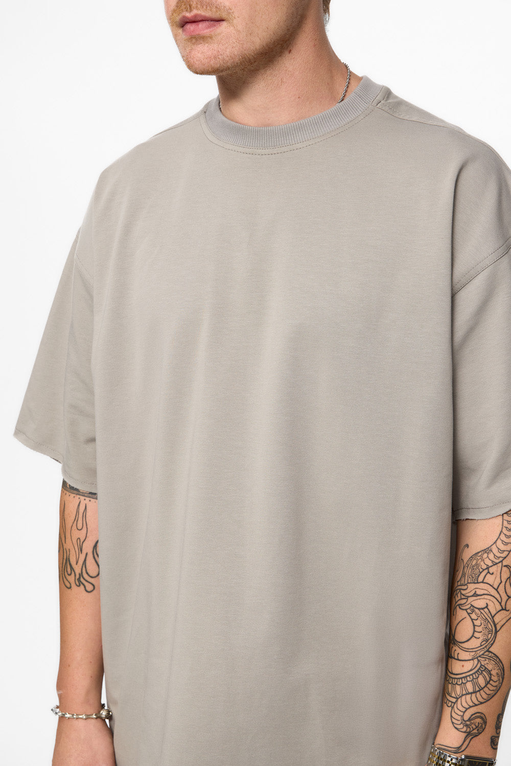 Tricou Gri Oversized