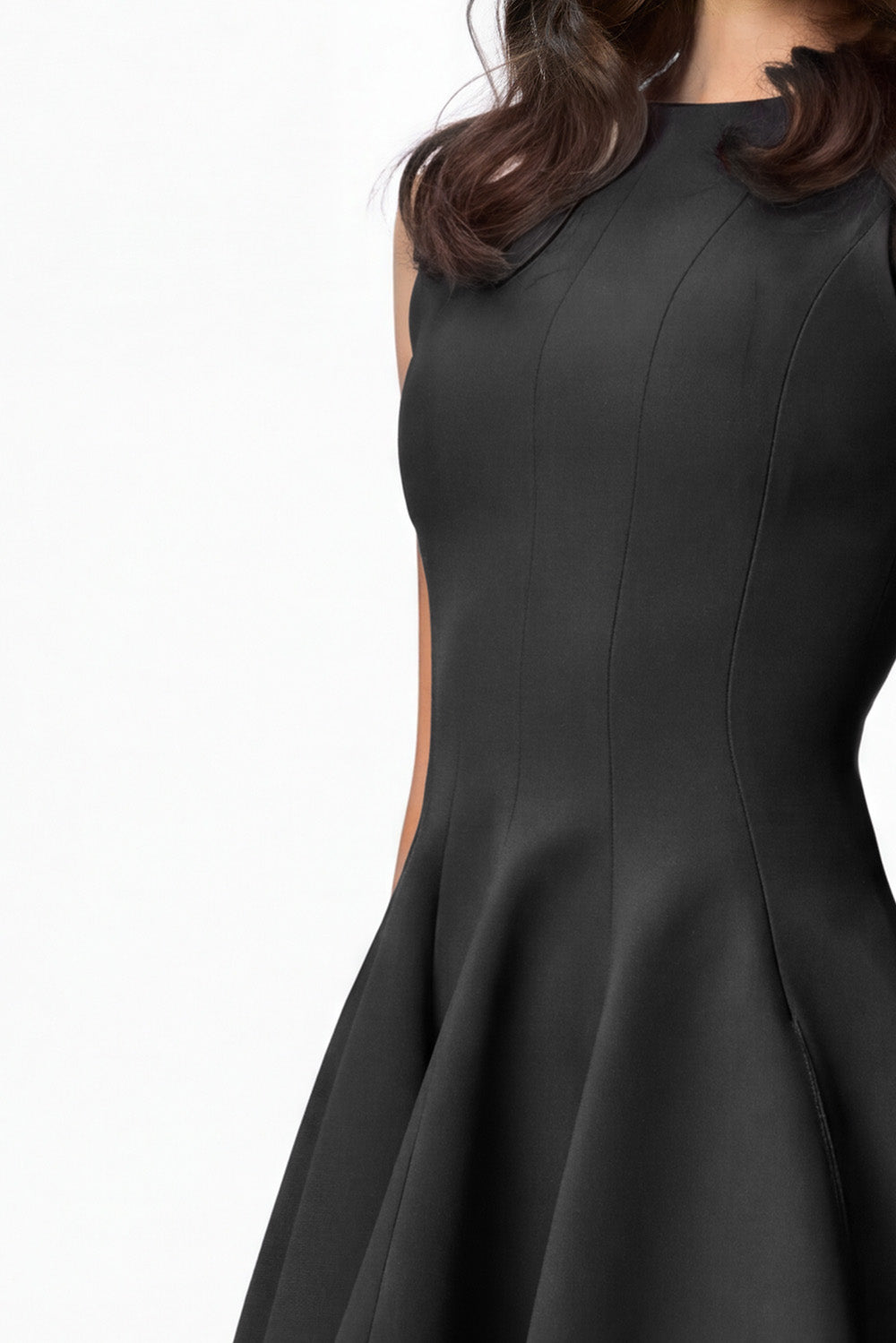 Rochie neagra din Stofa Sienna