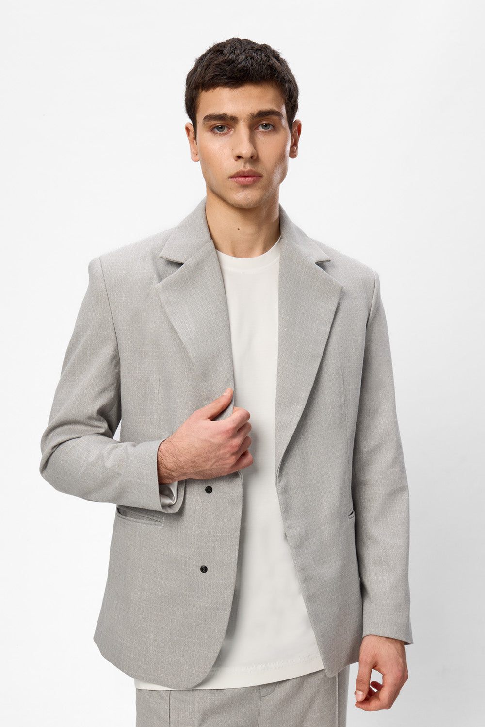 Thom V2 Grey Melange Blazer