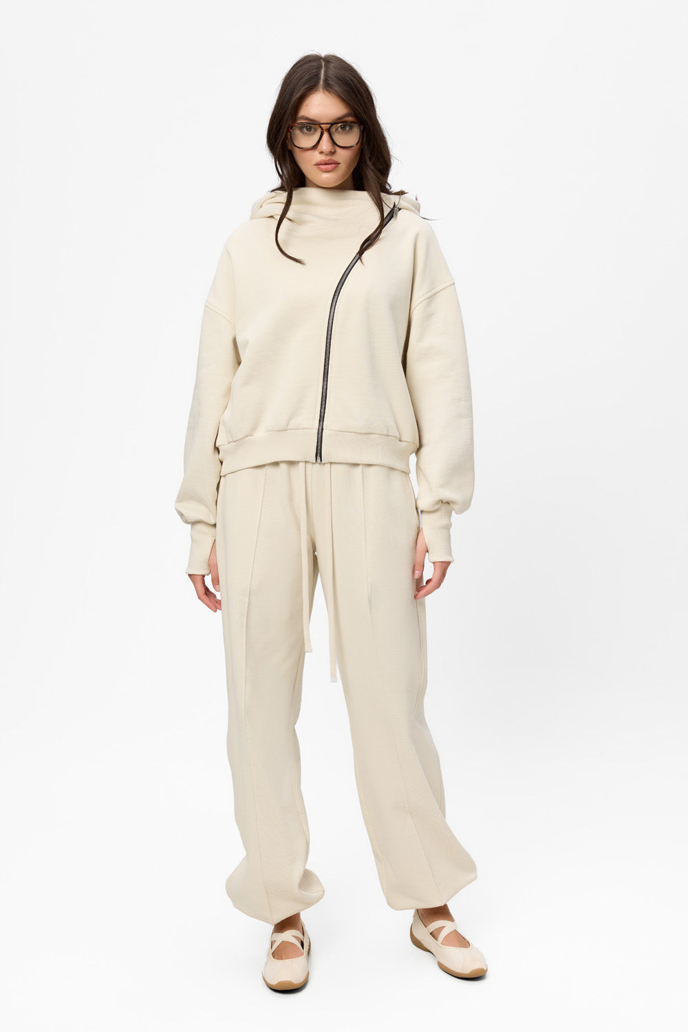 Hera Vanilla Cotton Hoodie