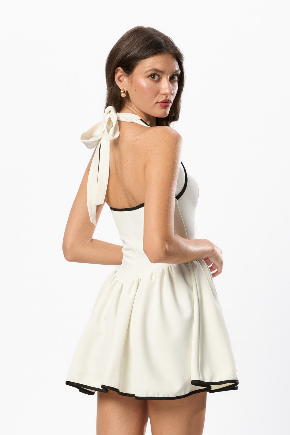 Rochie Off-White din Stofa Aurora