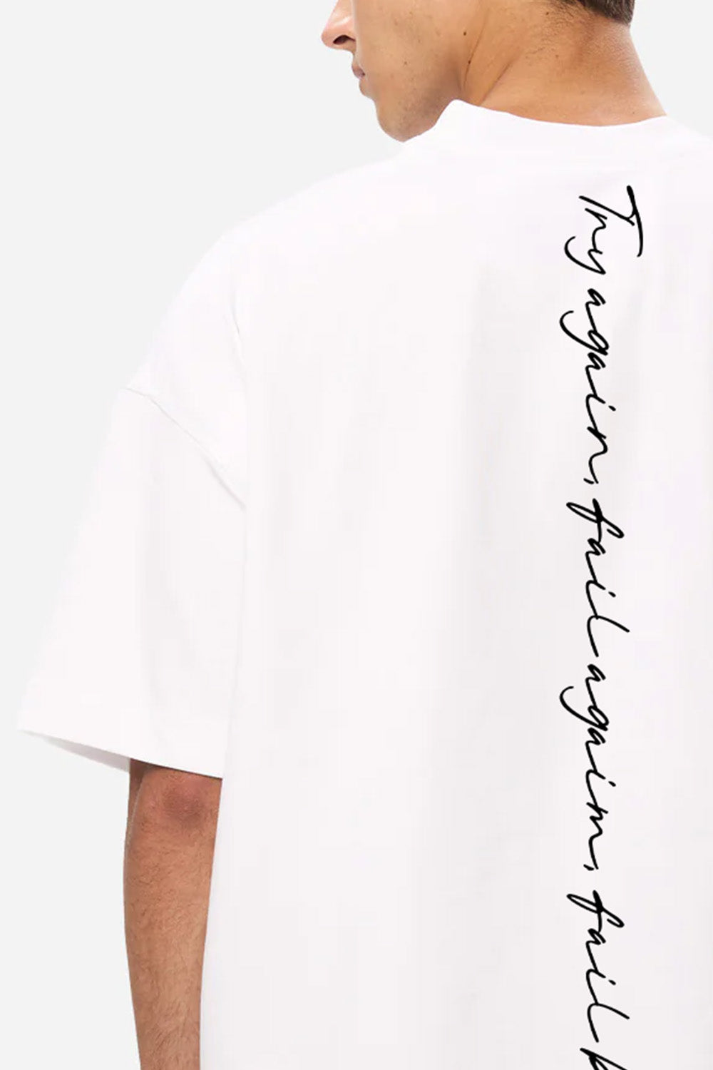 Tricou alb cu imprimeu Ky