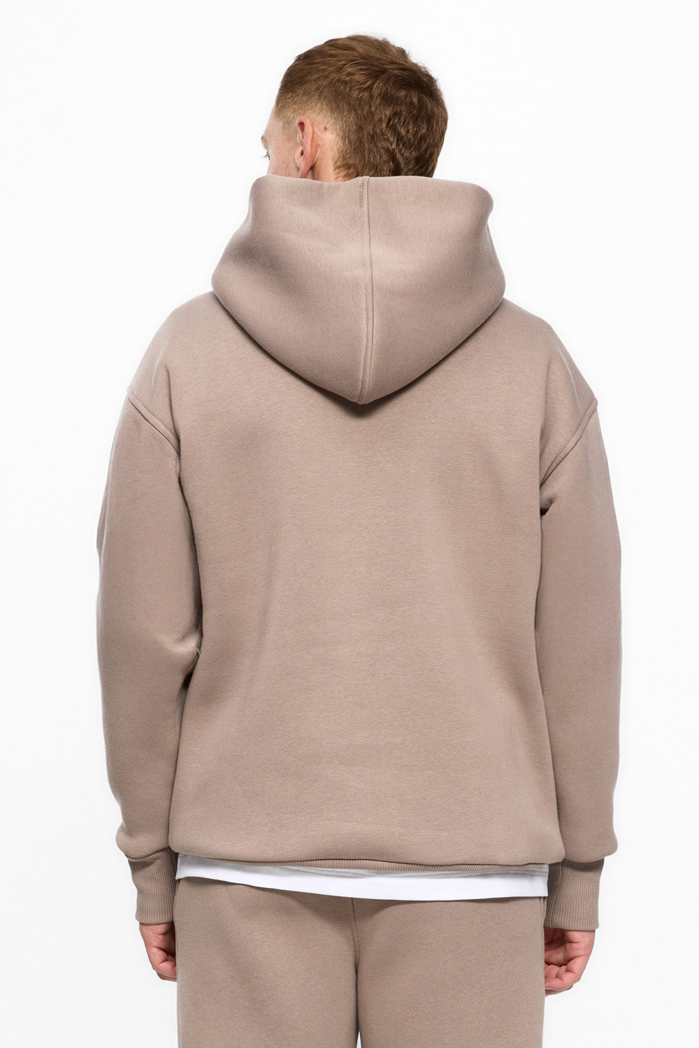 Bandana beige fleece Hoodie