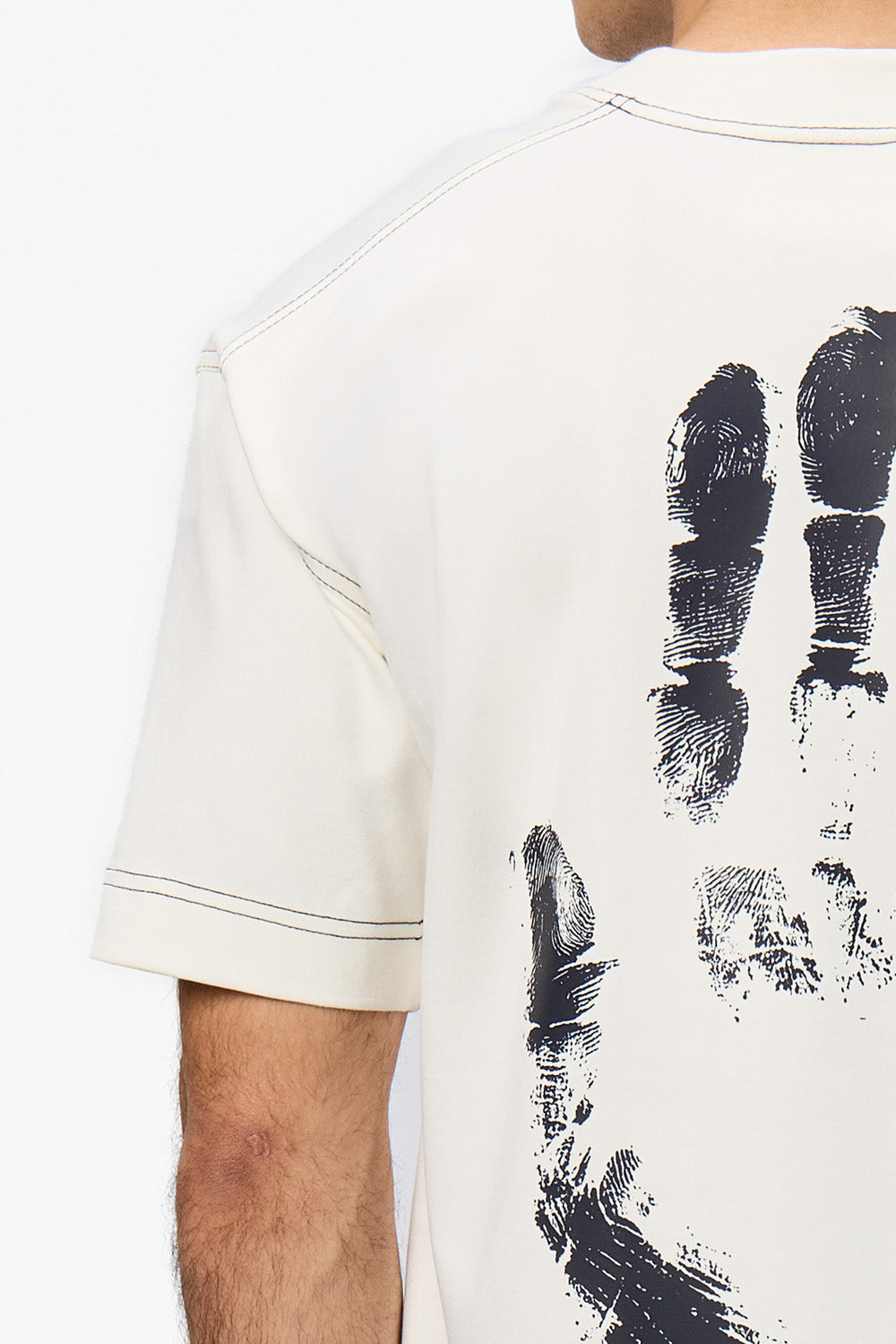 Tricou Off-White cu imprimeu A Touch Forever