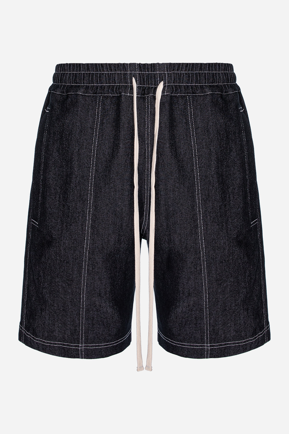 Six denim short pants