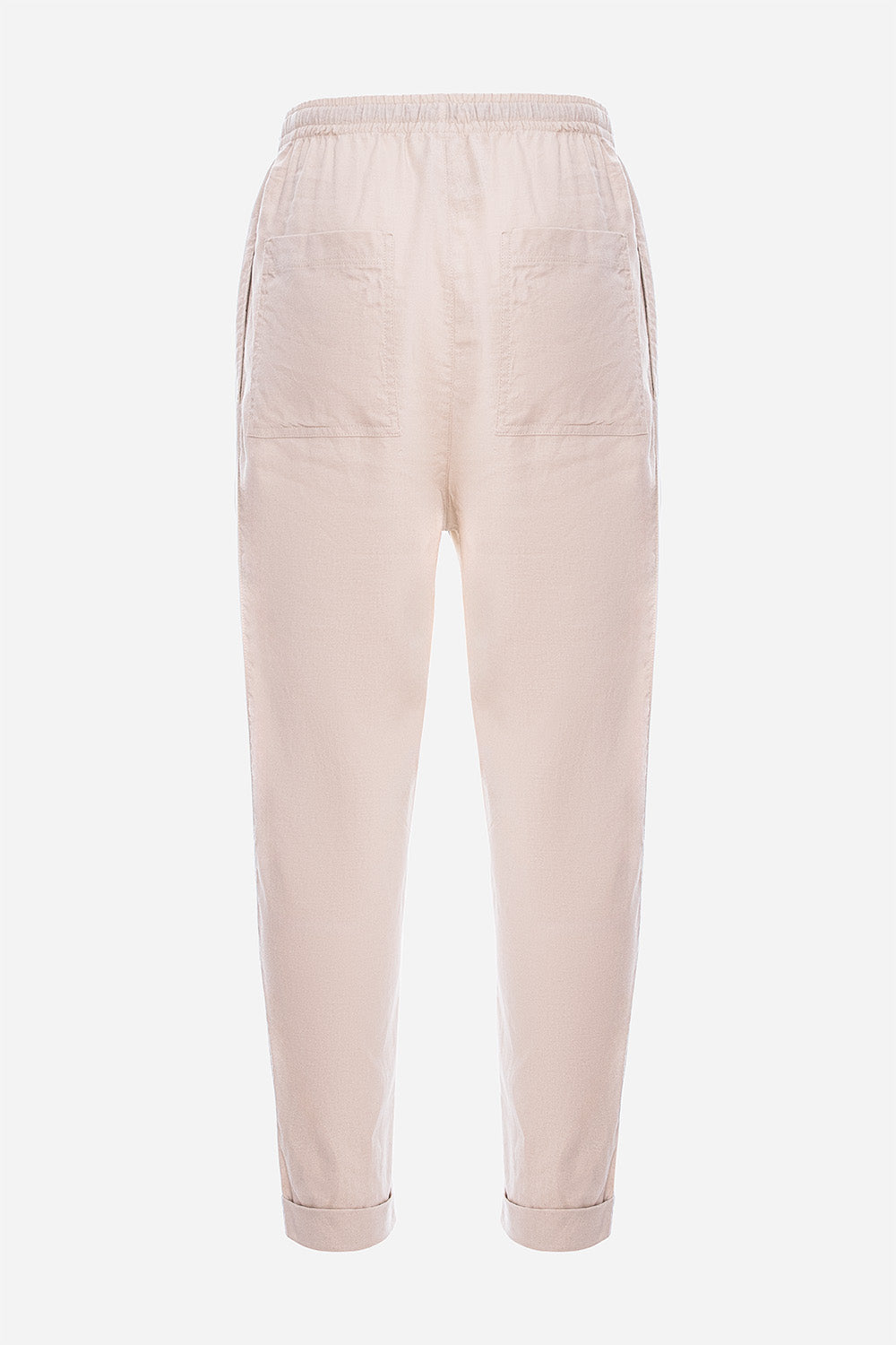 Pantaloni gri din in Thom