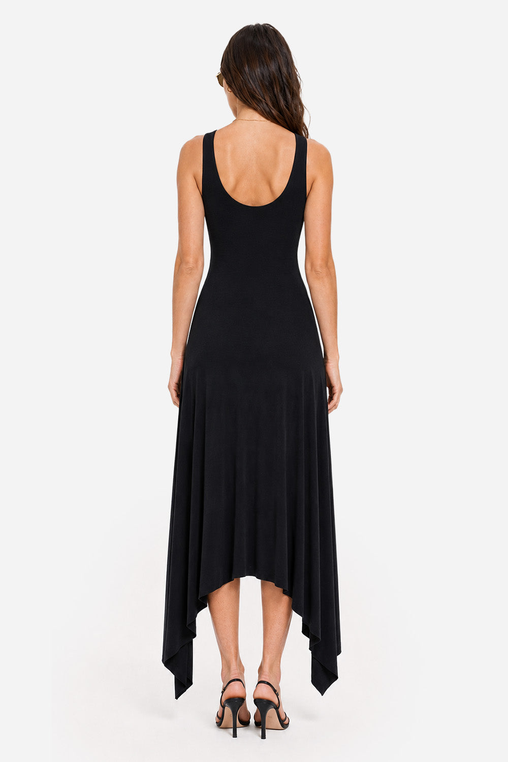 Rochie asimetrica neagra Valencia