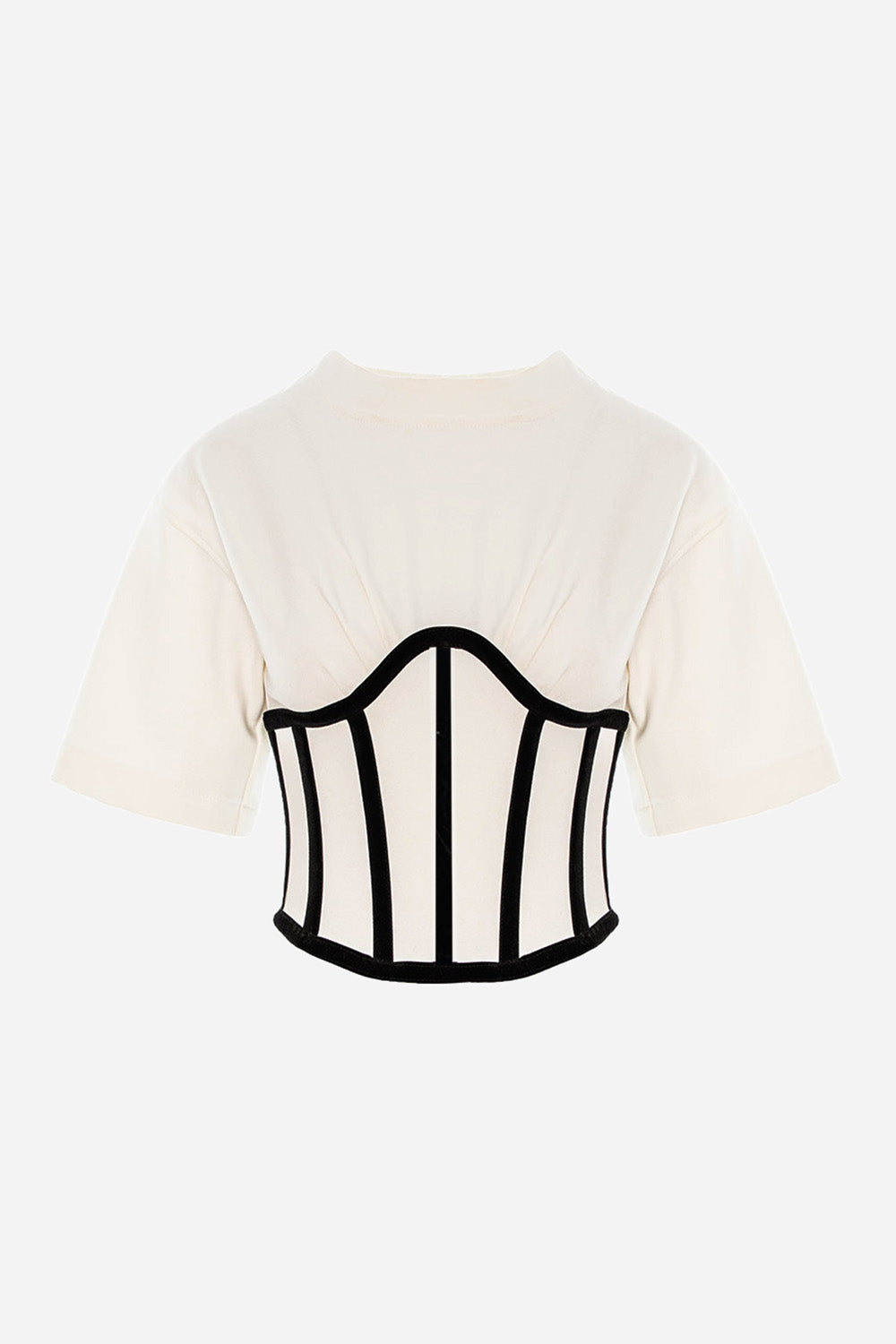 Marsilia Black Corset Velvet Top