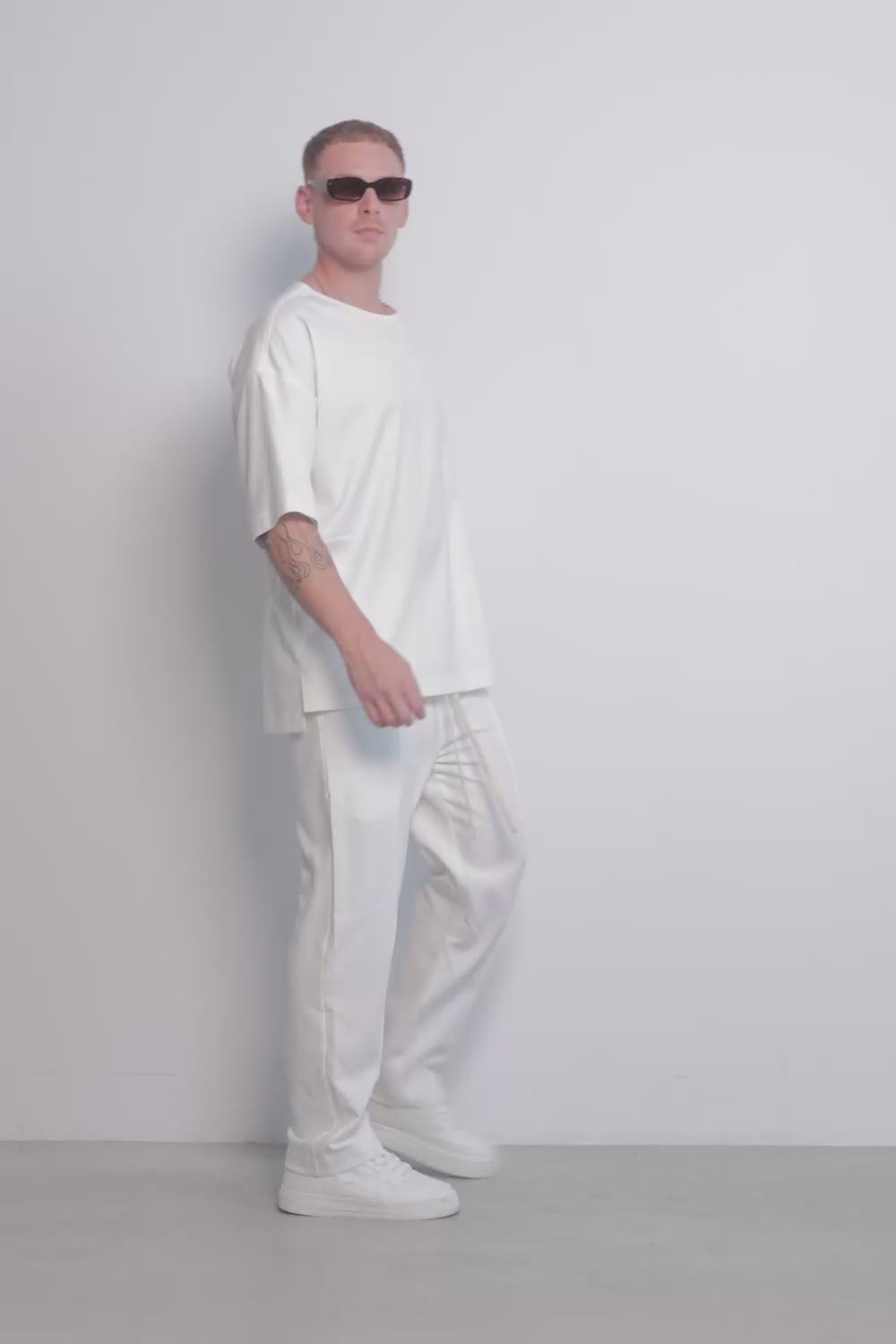 Pantaloni stofa 247 | Bărbați | Off-White | Stil Modern & Elegant | Confort & Funcționalitate | Atelier Hamza