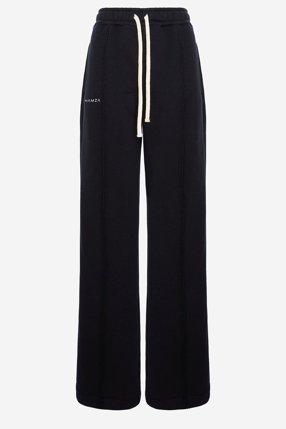Skipper Fleece Black Flared Pants