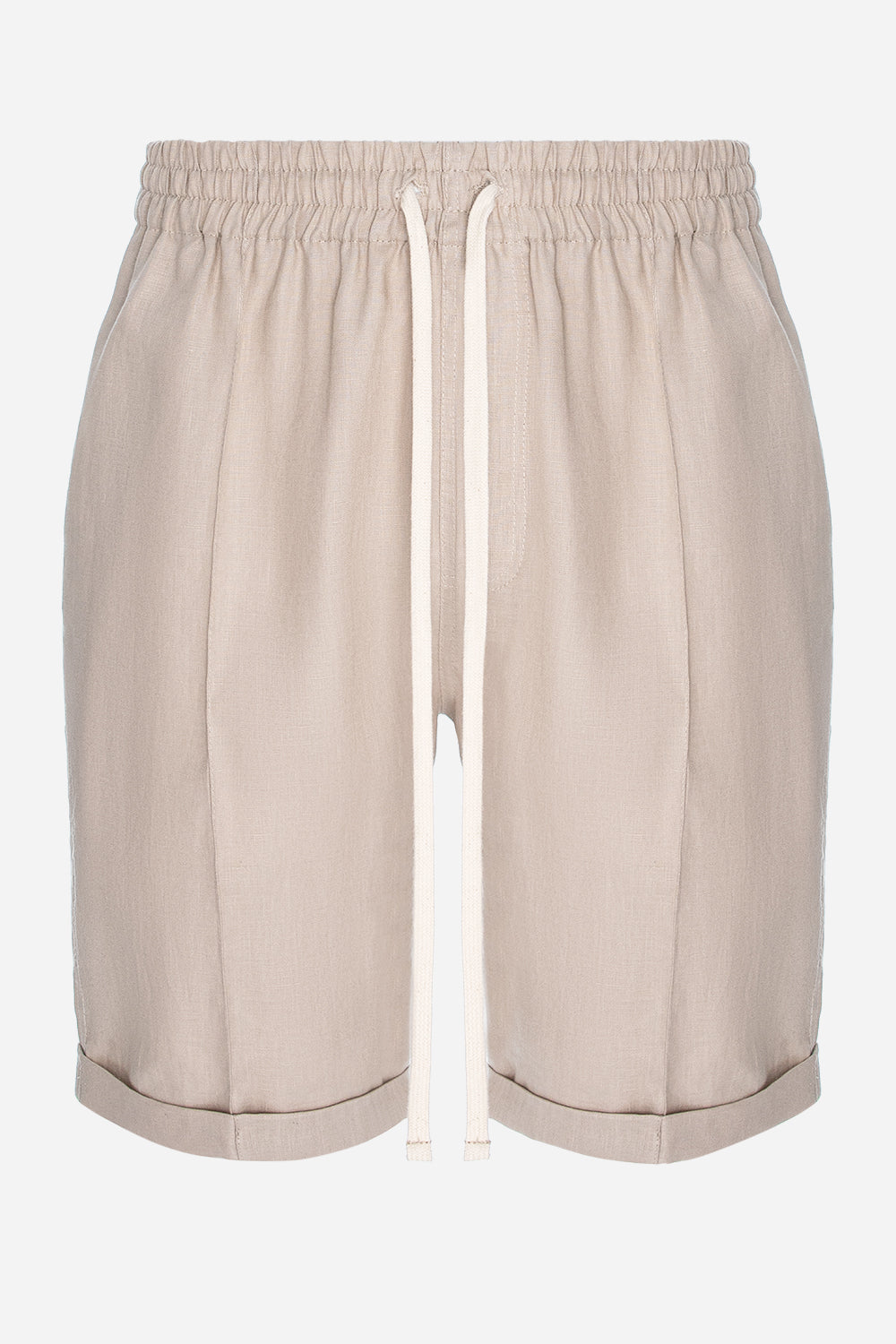Thomas Linen Beige Shorts