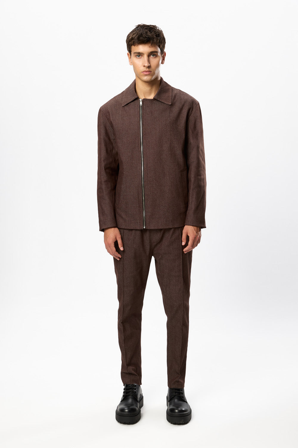 Pantaloni maro din Denim Six V2 