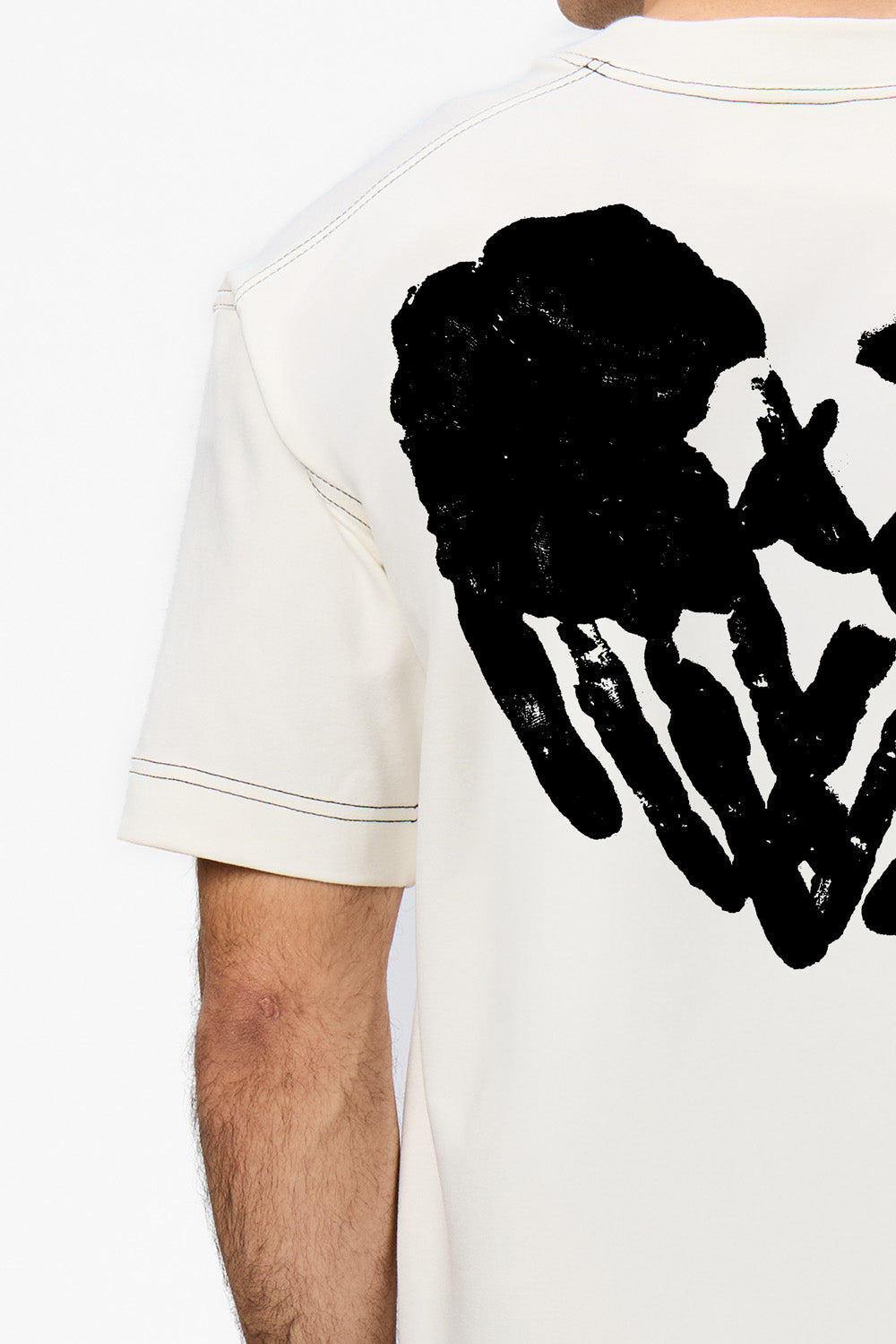 Tricou Off-White cu imprimeu Valentines 2.0 - Hamza