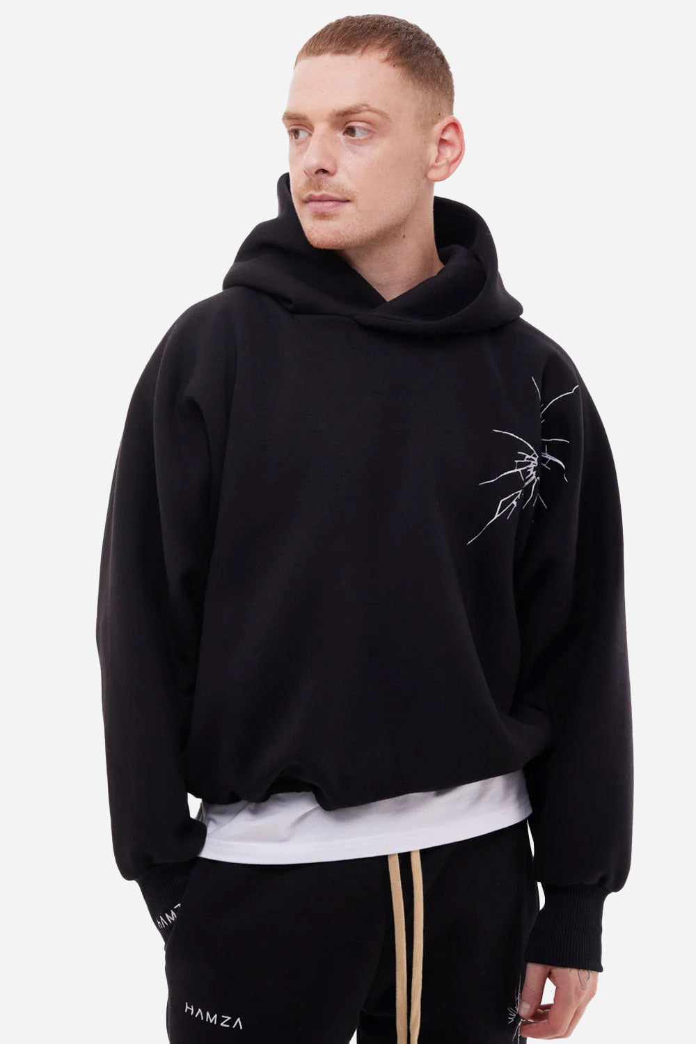 Hardy embroidered Hoodie