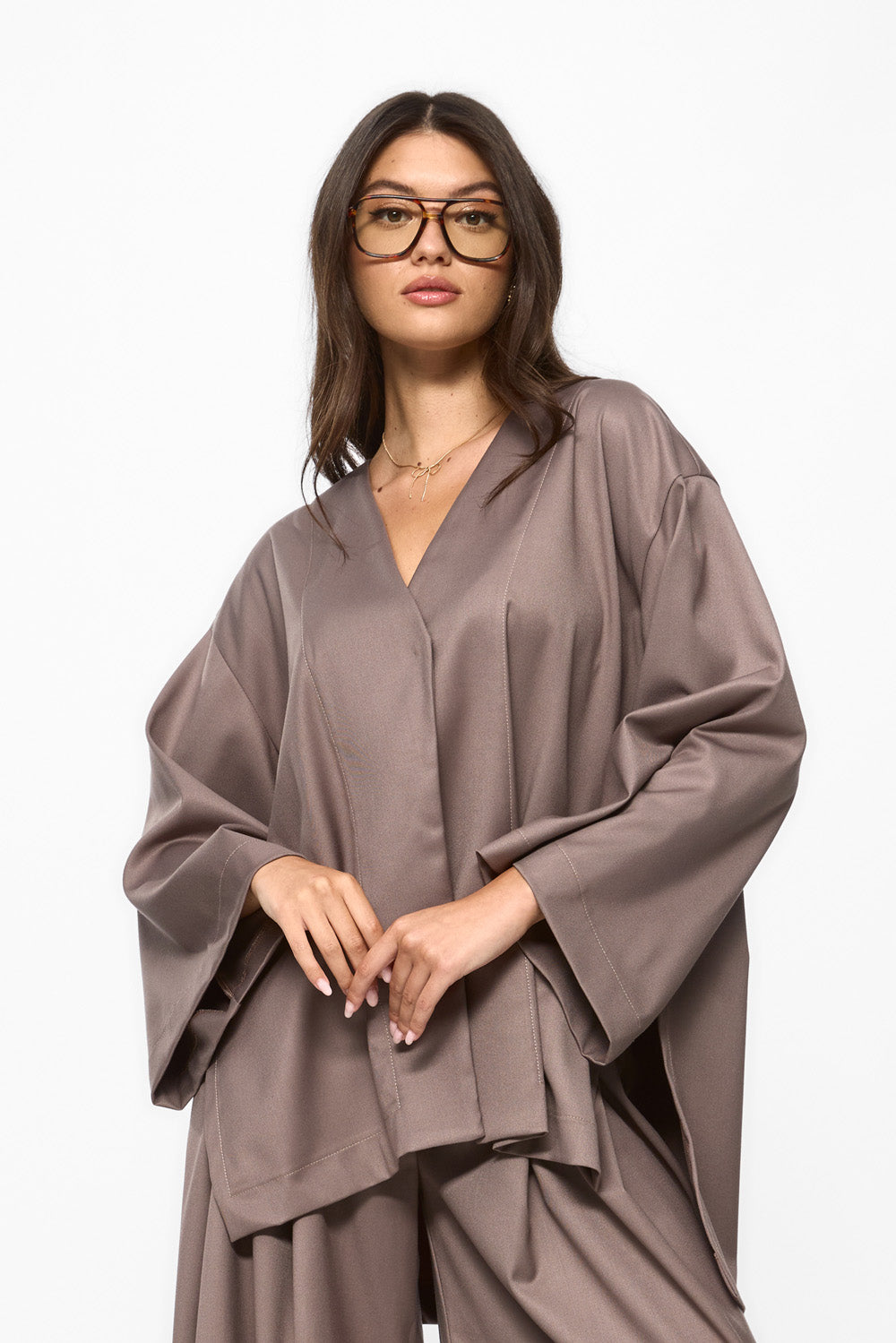 Kimi Beige Cloth Cardigan