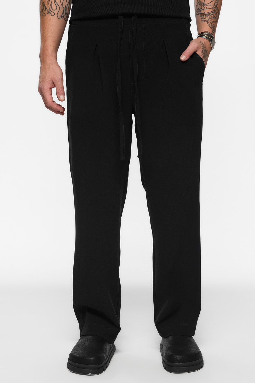Pantaloni negri din stofa 247 V2