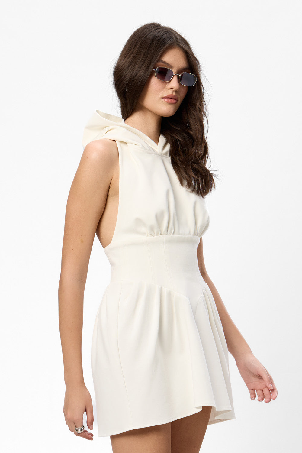 Hanorac-Rochie off-white Franci Riana