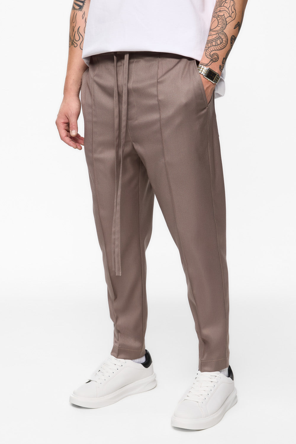 Pantaloni Thom V2 | Bărbați | Bej | Stil modern și elegant | Confort și funcționalitate | Atelier Hamza