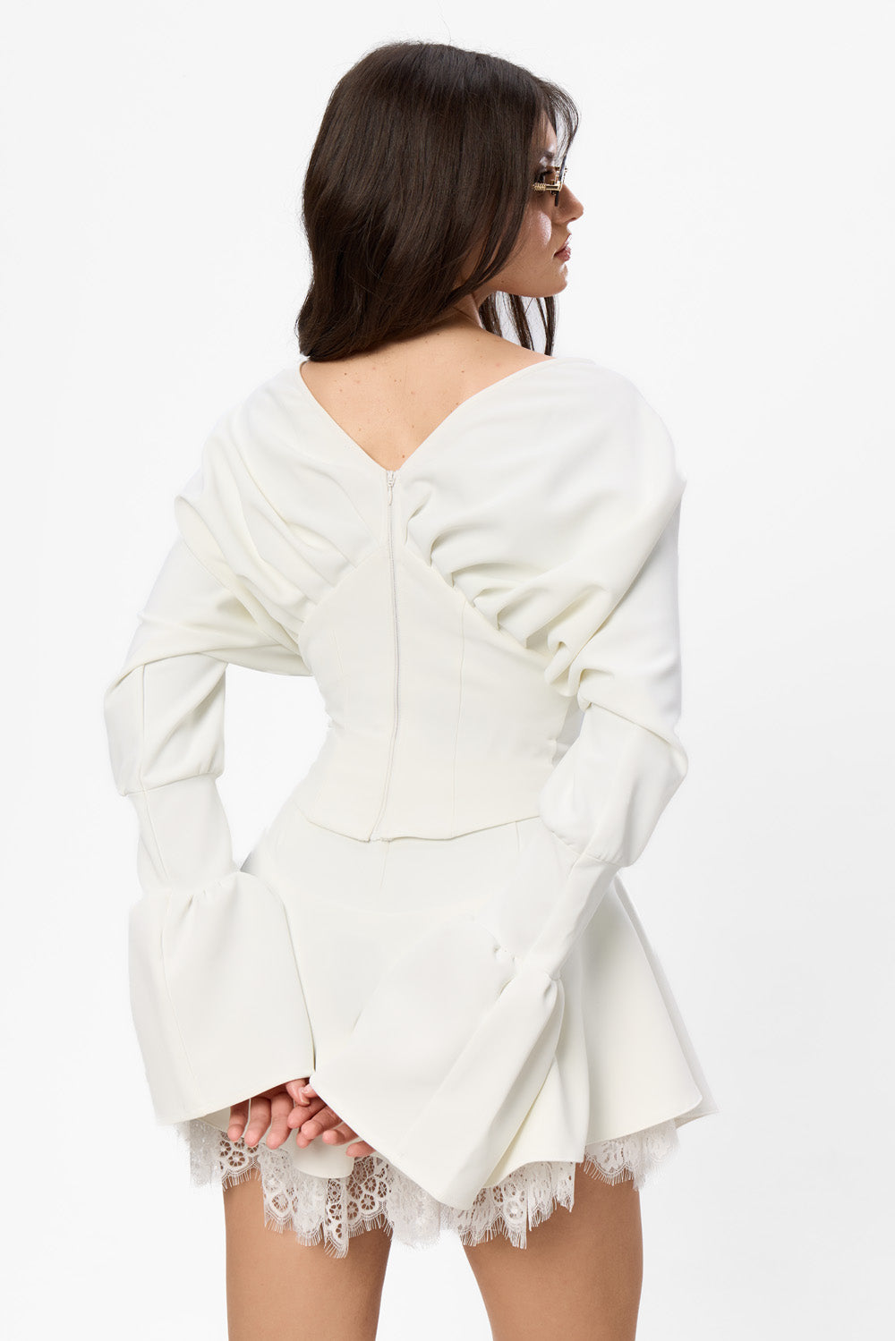 Top off-white din stofa Nyssa Cloth