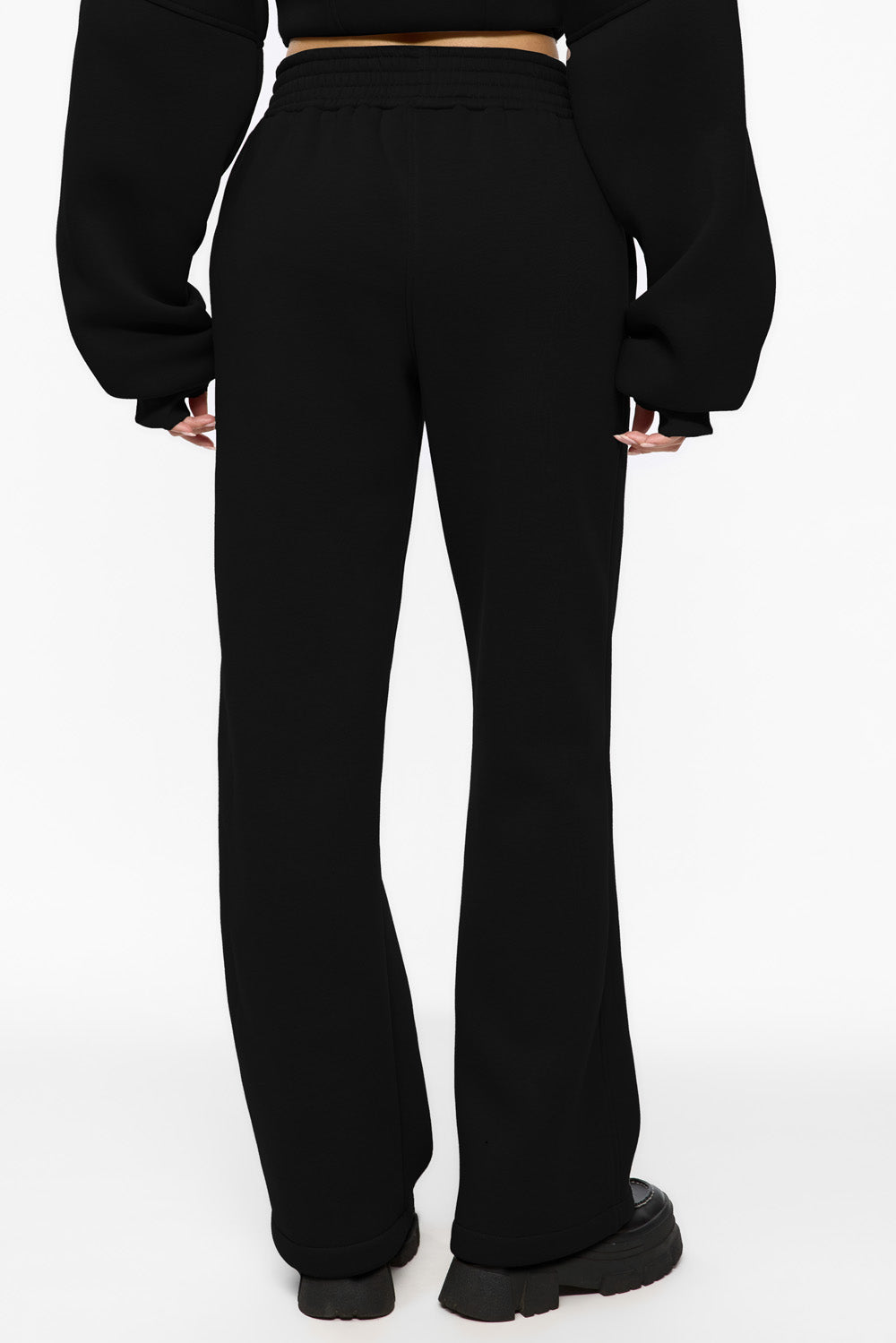 Goddess Fleece Pants | Women | Black | Modern and elegant style | Comfort and functionality | Atelier Hamza