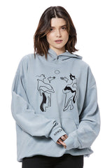 SoulSketches embroidered W Hoodie