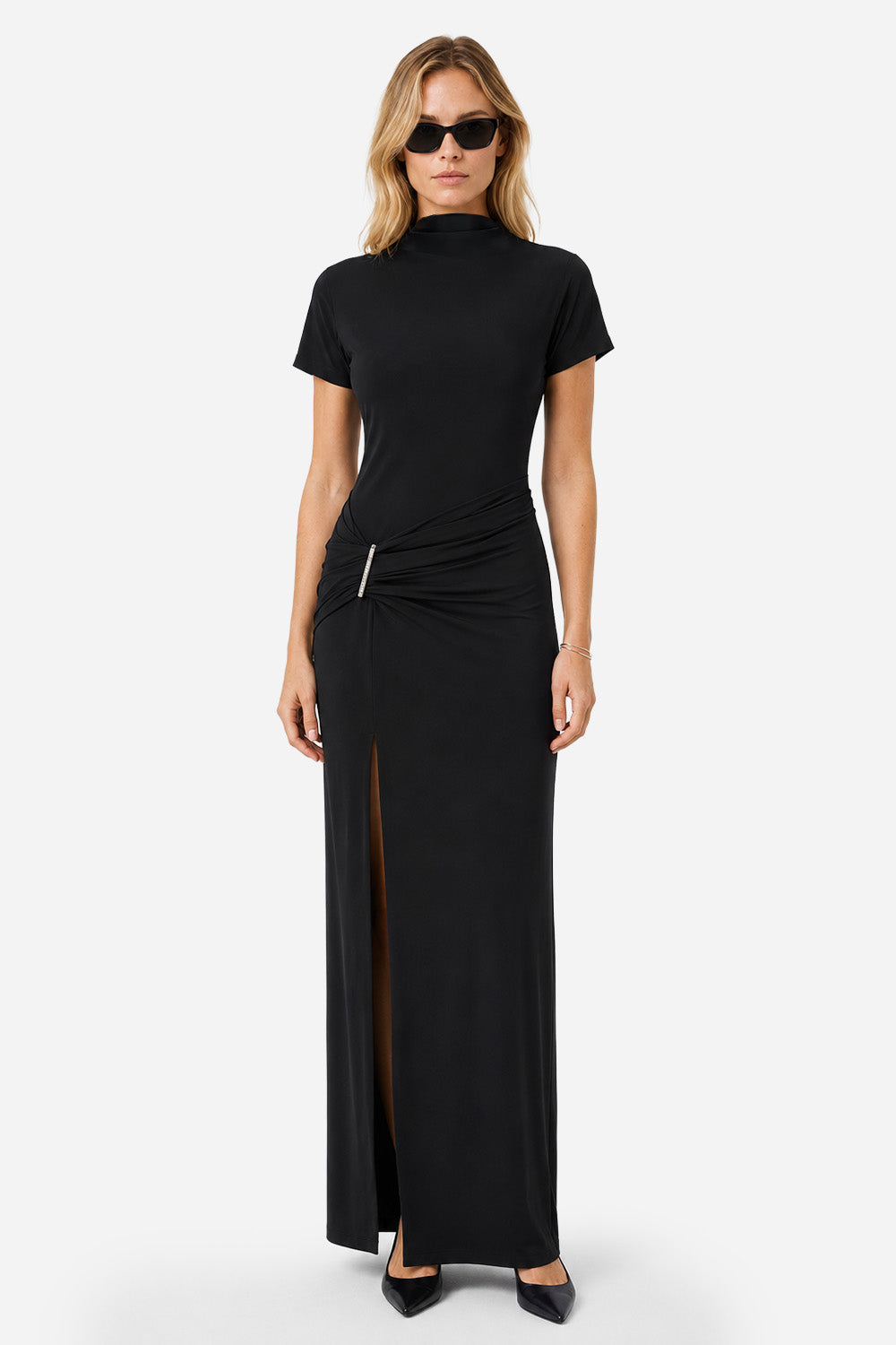 Portofino Maxi Black Dress