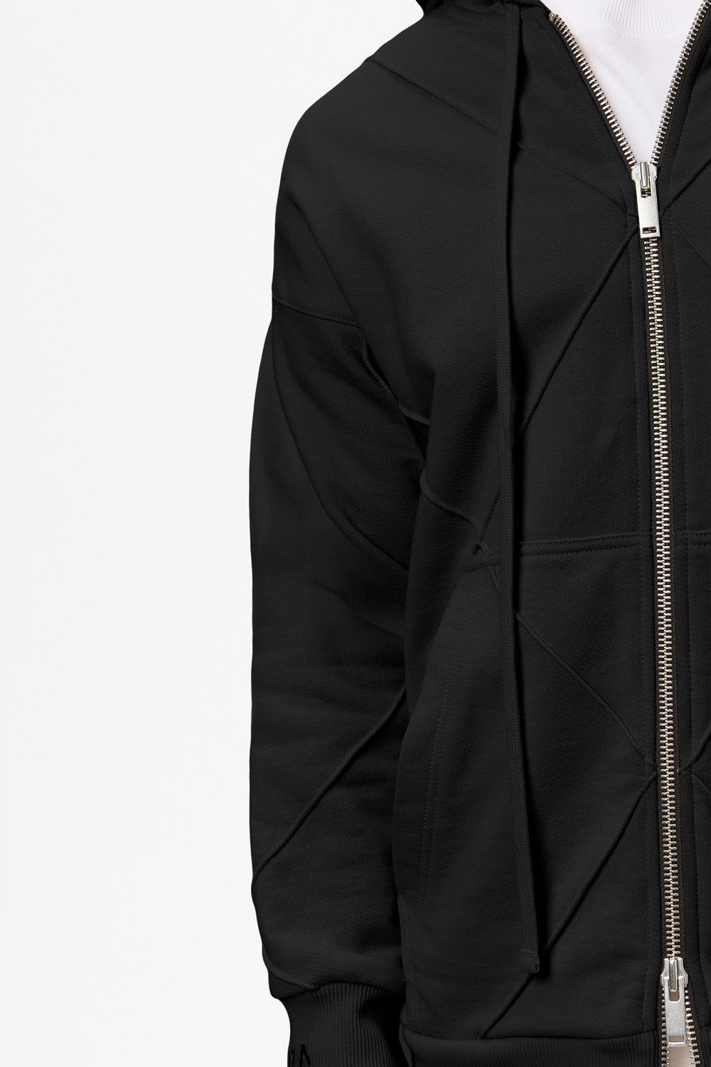 Crudo V2 Black Cotton Tracksuit