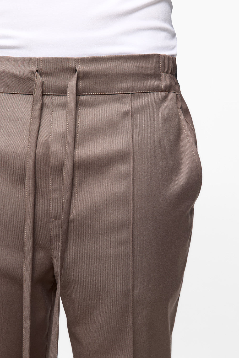 Pantaloni Bej din Stofa Thom V2