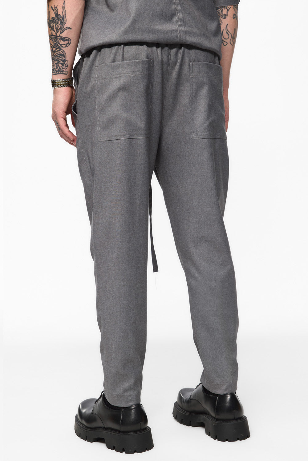 Pantaloni gri de stofa Thom V2