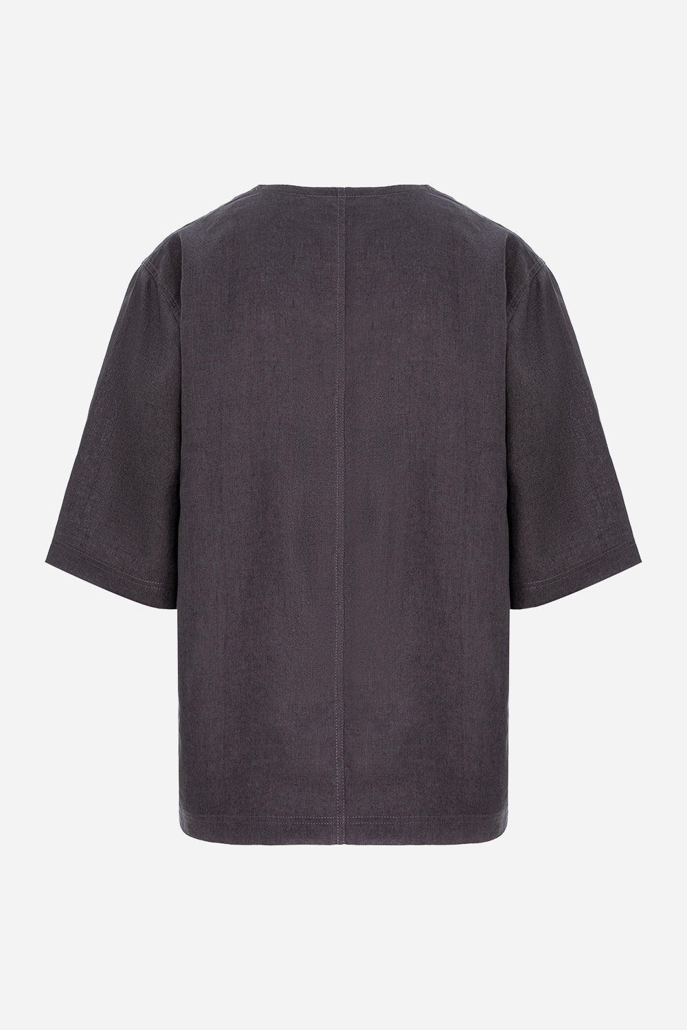 Thom grey linen T-shirt
