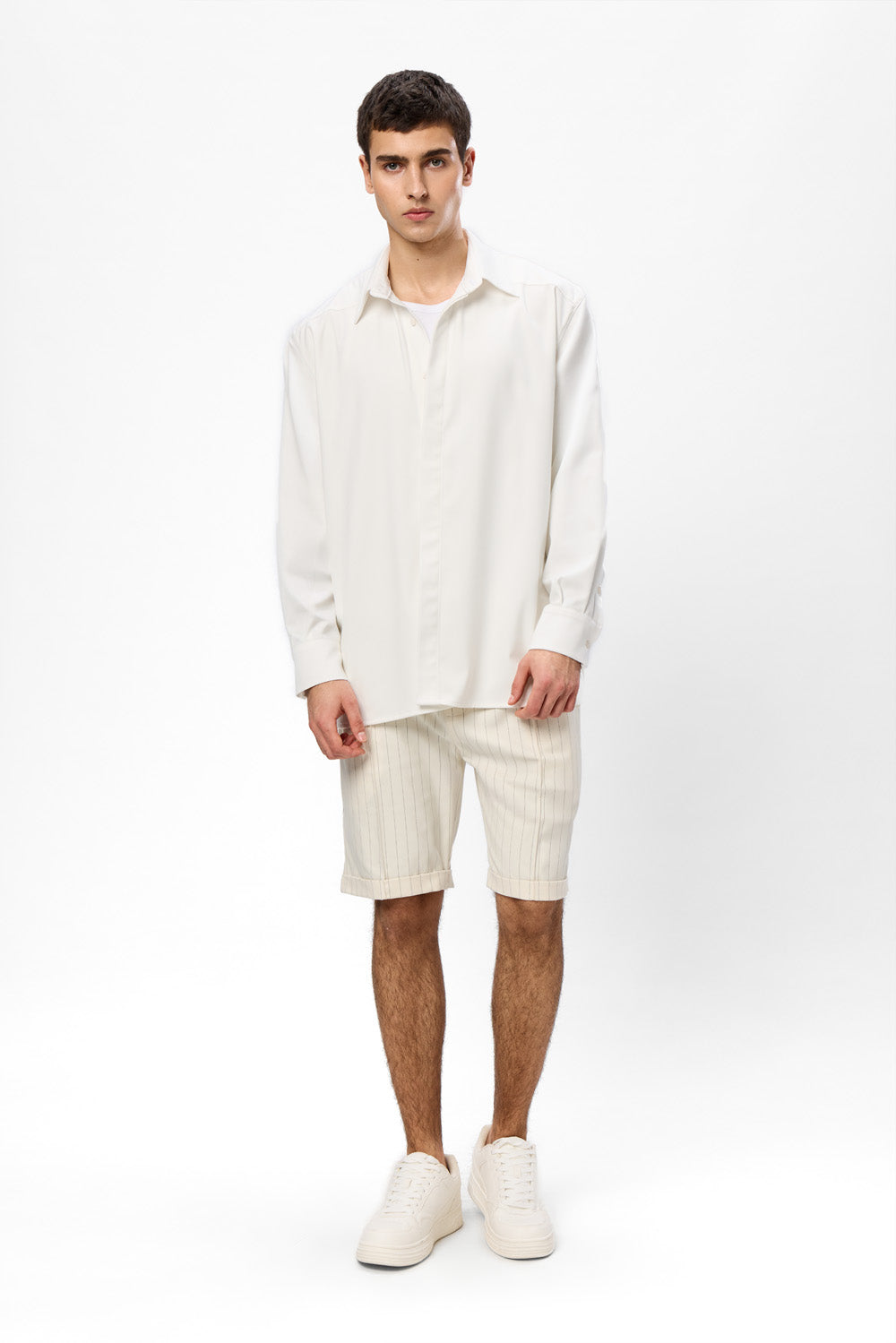 Thomas Vanilla with stripes Cloth Shorts
