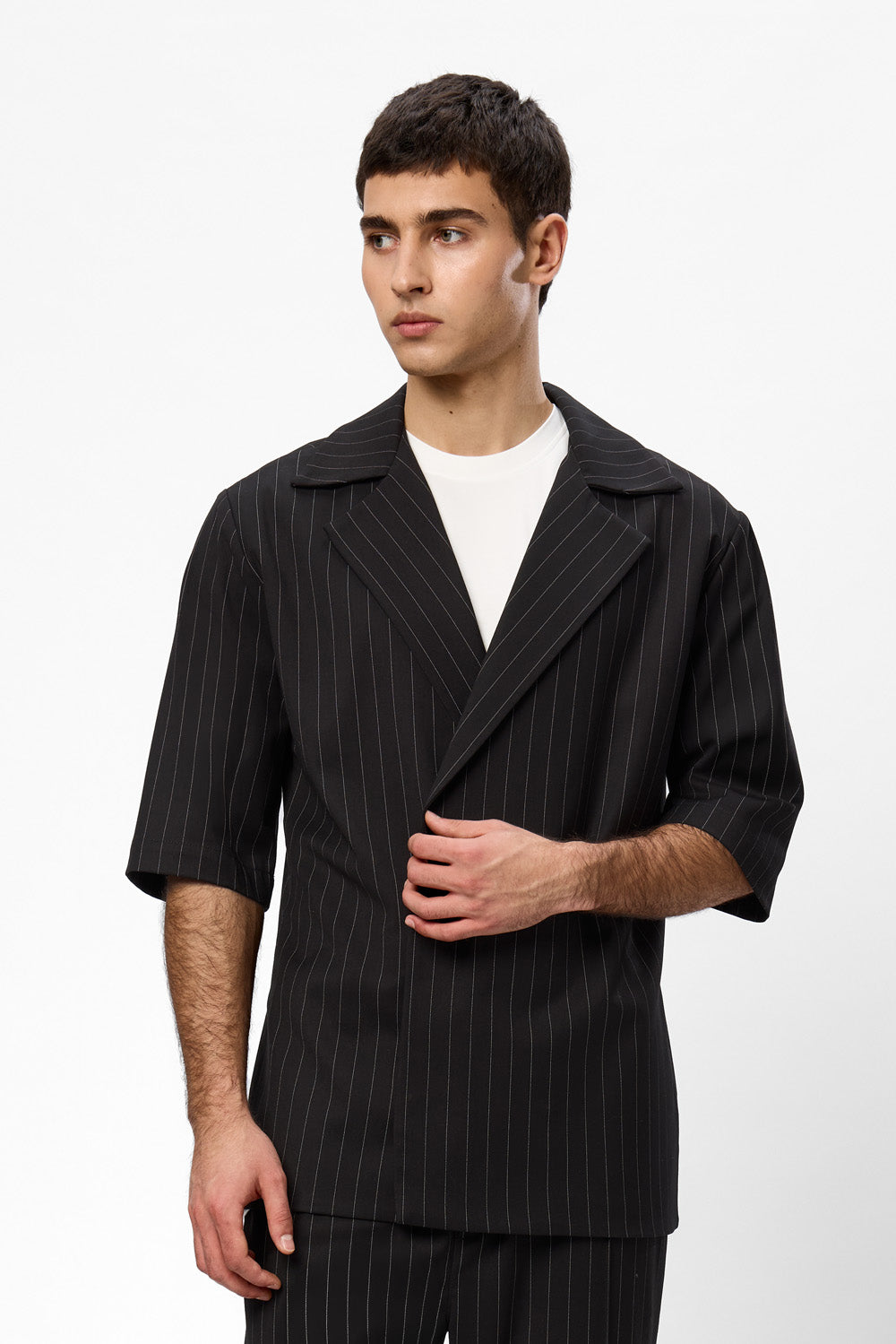 Riviera Black with stripes Cloth Jacket
