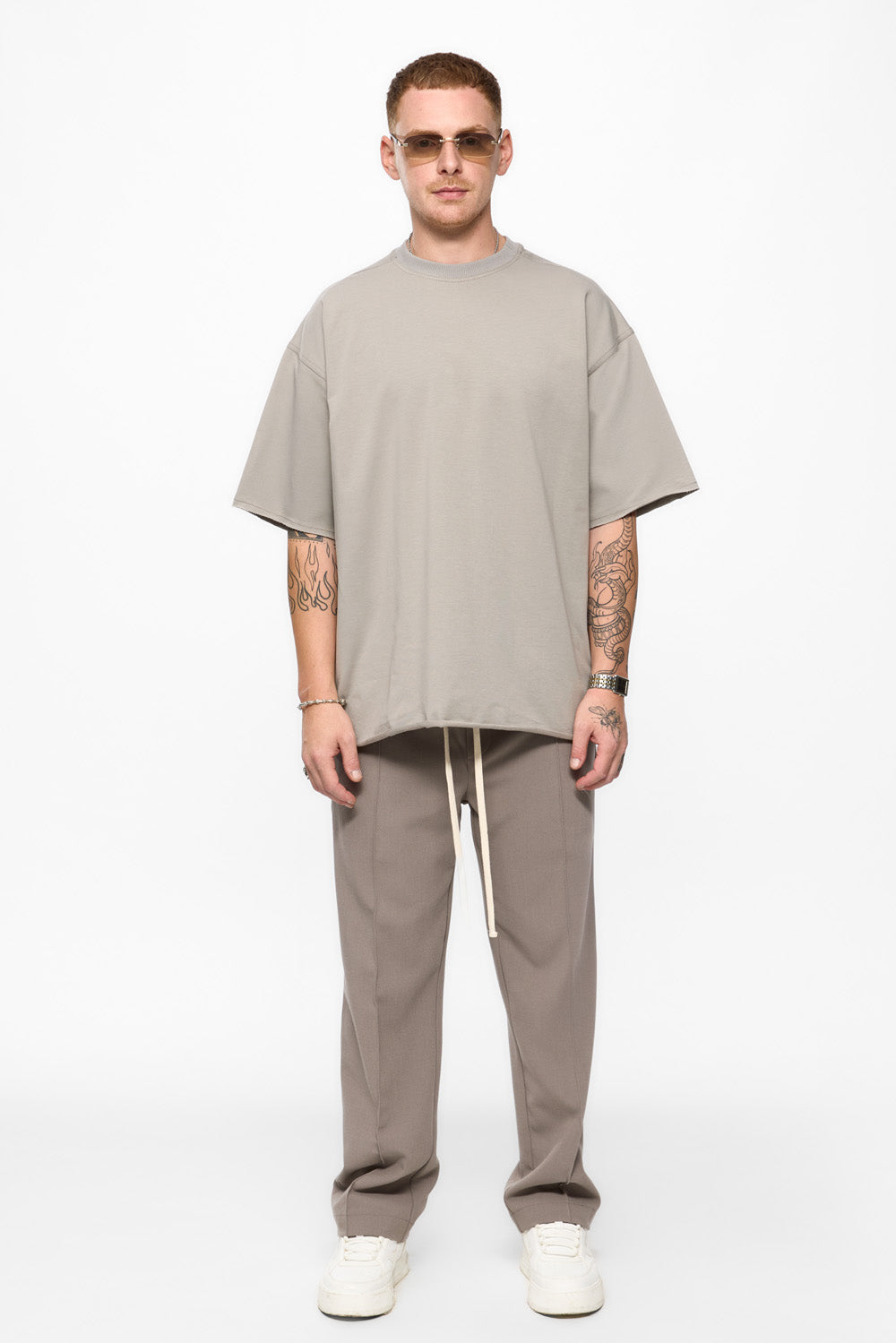 Tricou Gri Oversized