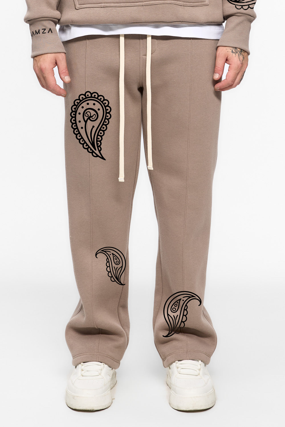 Bandana fleece Beige sweatpants