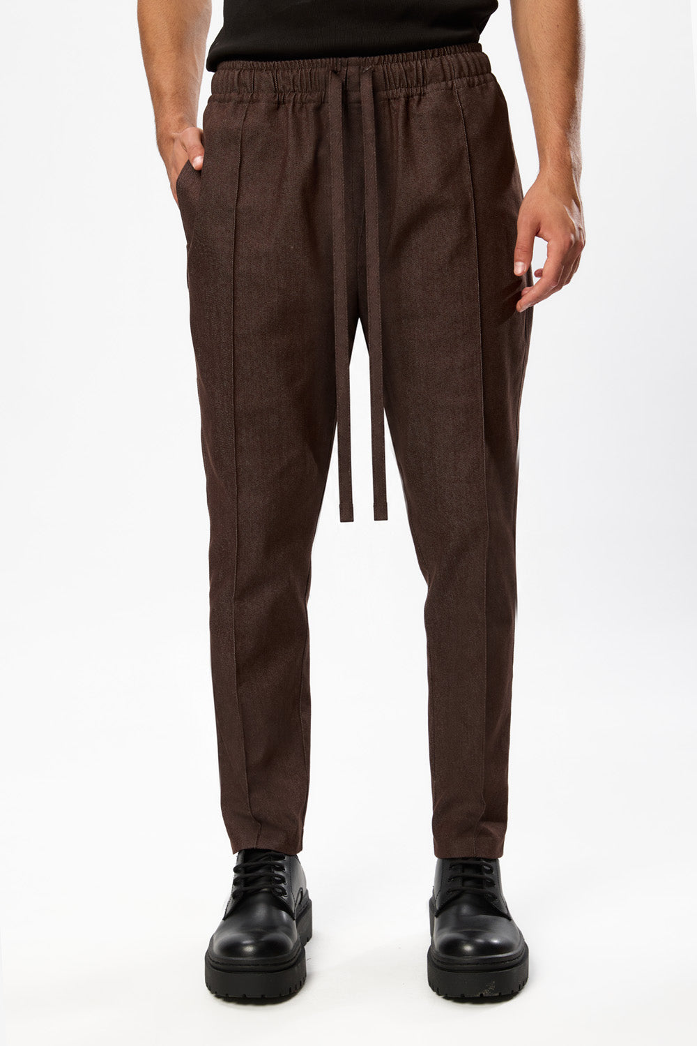 Pantaloni maro din Denim Six V2 