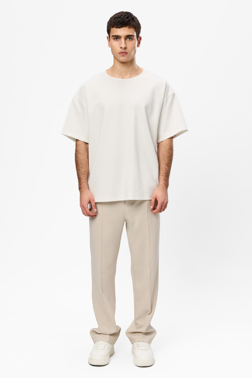 Tricou off-white Oversized III