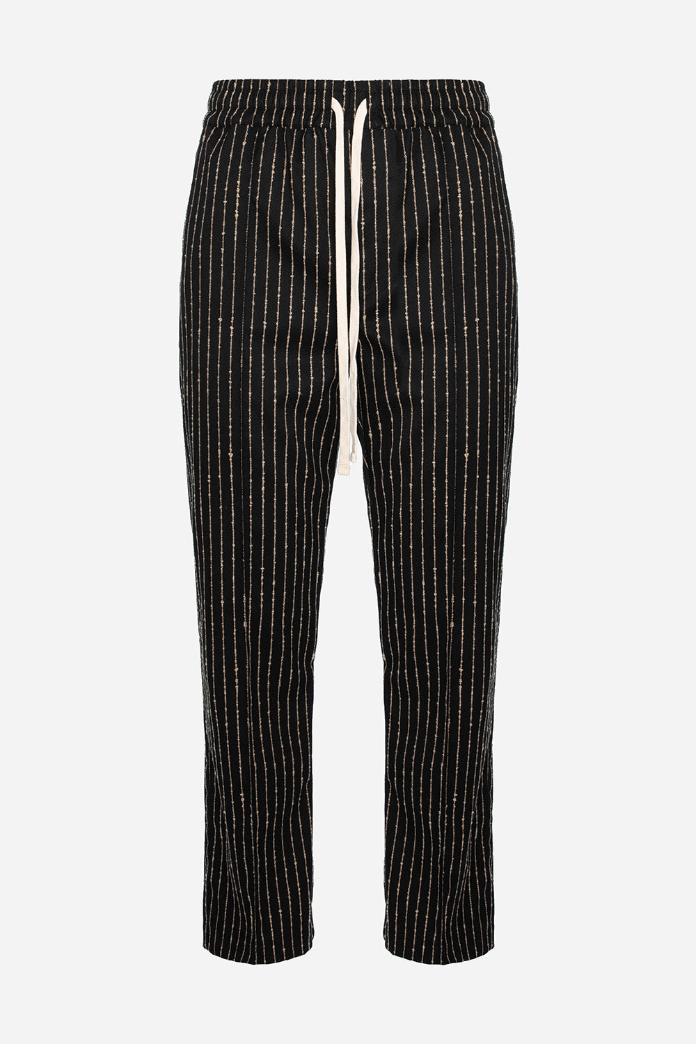 247 black striped cloth pants