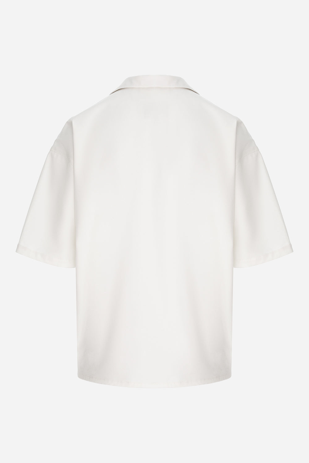 Camasa off white  cu maneca scurta Thomas