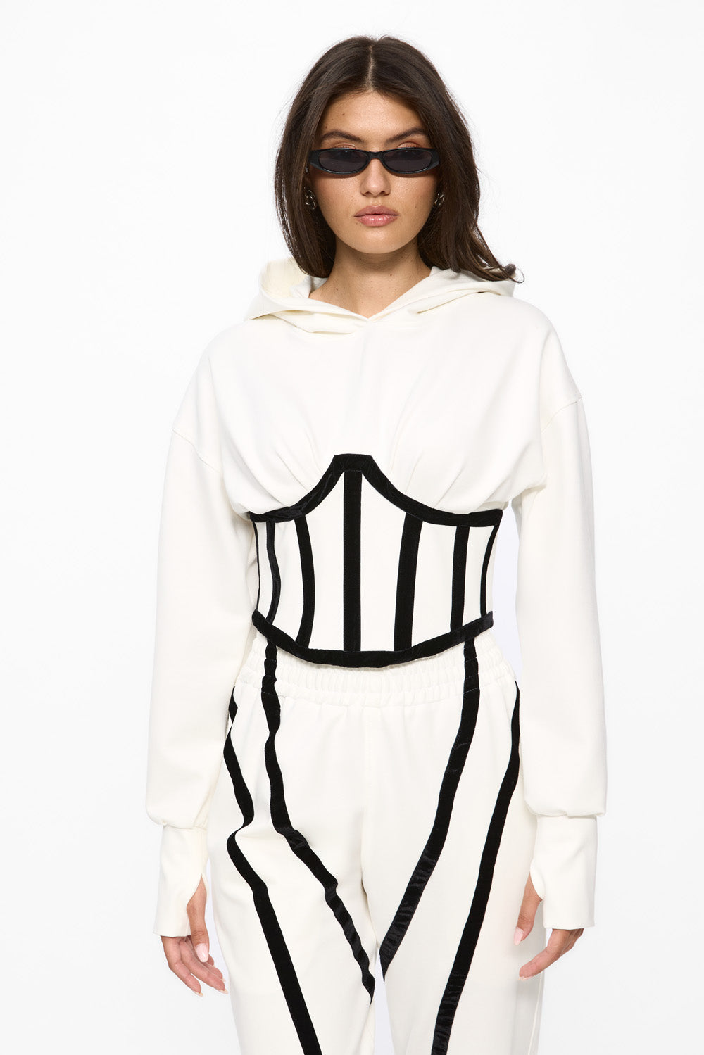 Hanorac Marsilia | Femei | Off-White | Stil modern și elegant | Confort și funcționalitate | Atelier Hamza