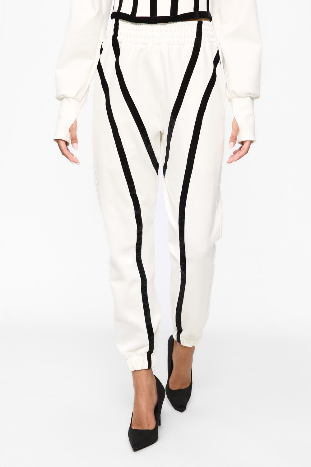 Pantalon Marsilia | Femei | Off-White | Stil modern și elegant | Confort și funcționalitate | Atelier Hamza