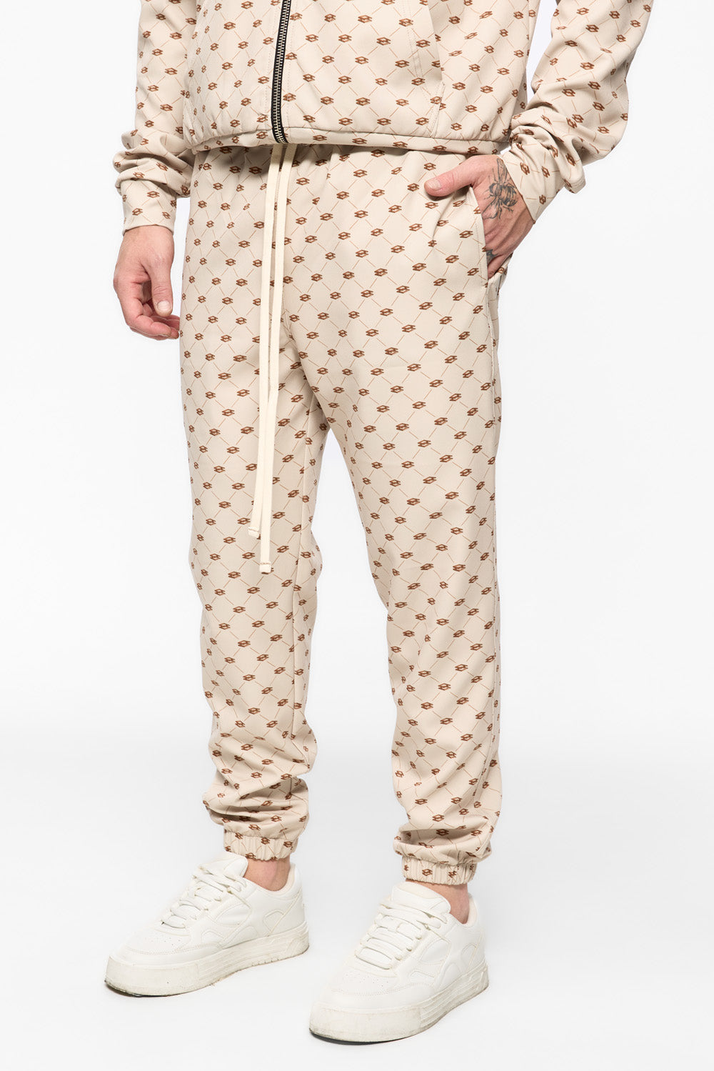 Pantaloni de trening  cu imprimeu monograma H