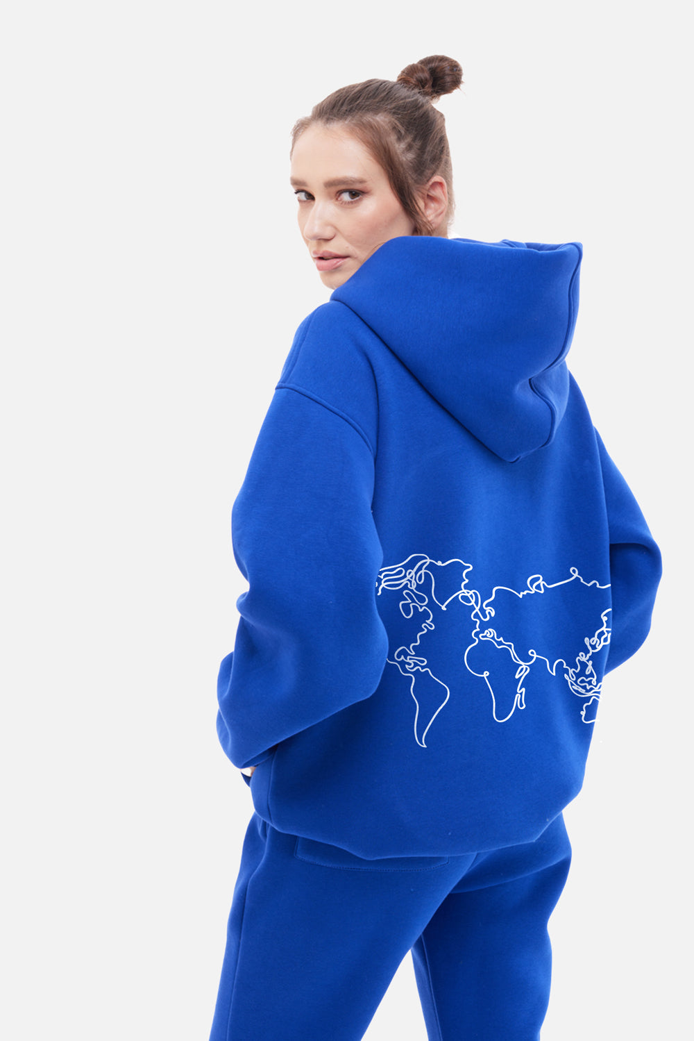 Royal embroidered Hoodie