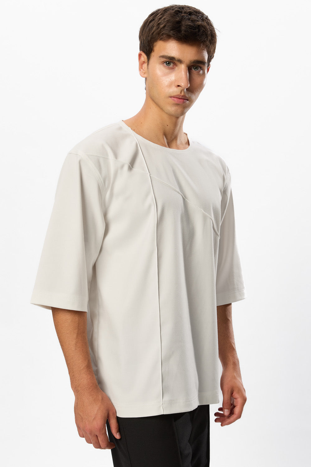 Tricou Off white din stofa Thom X